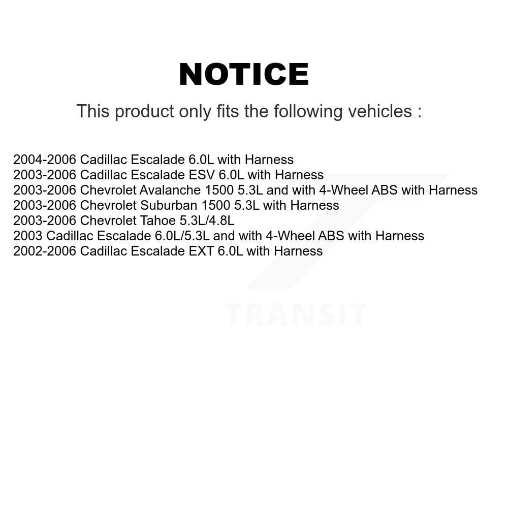 Mpulse - SEN-2ABS1268 - Rear ABS Wheel Speed Sensor image 2