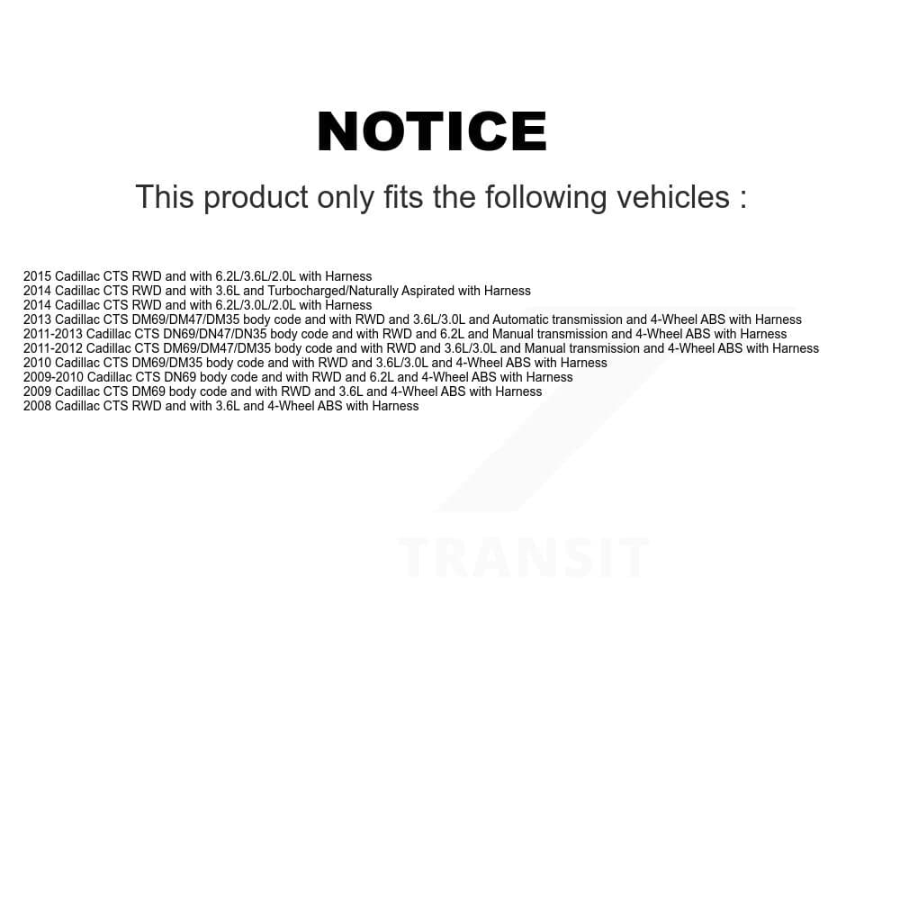 Mpulse - SEN-2ABS1537 - Front ABS Wheel Speed Sensor image 2