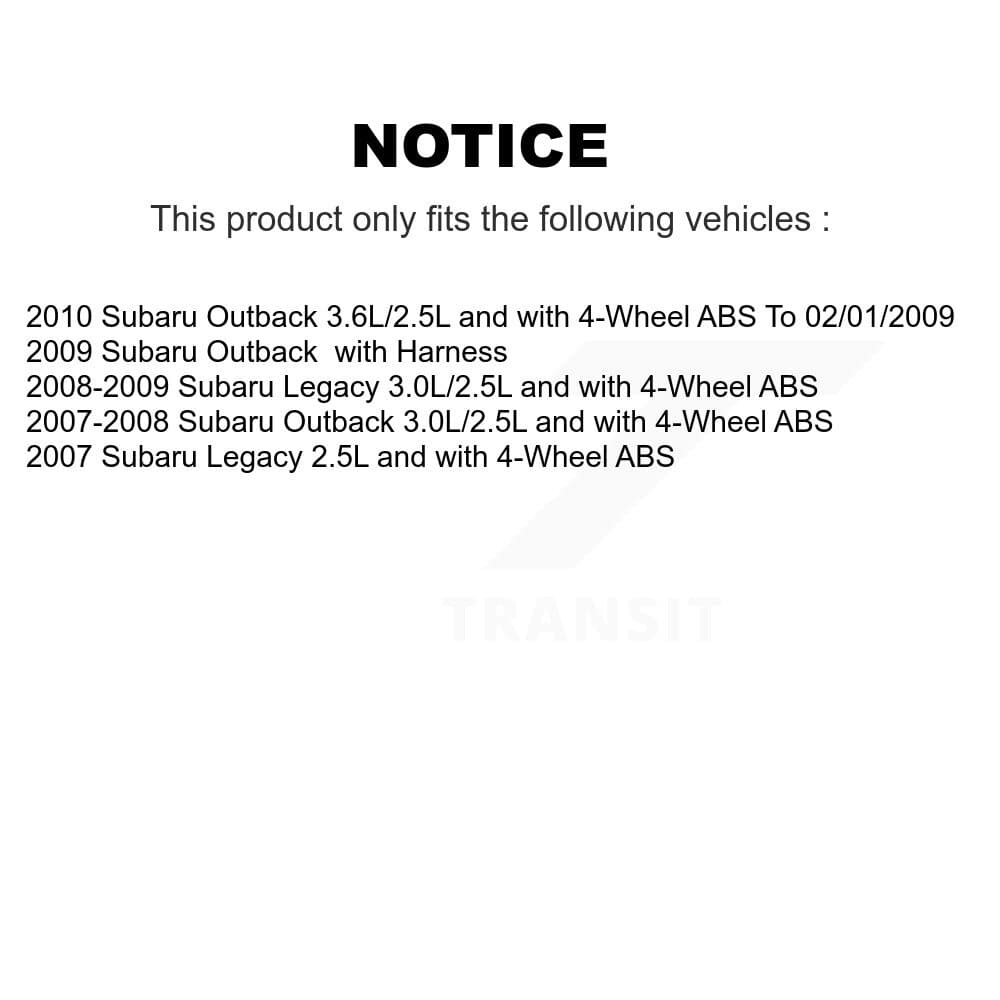Mpulse - SEN-2ABS1837 - Rear Left ABS Wheel Speed Sensor image 2