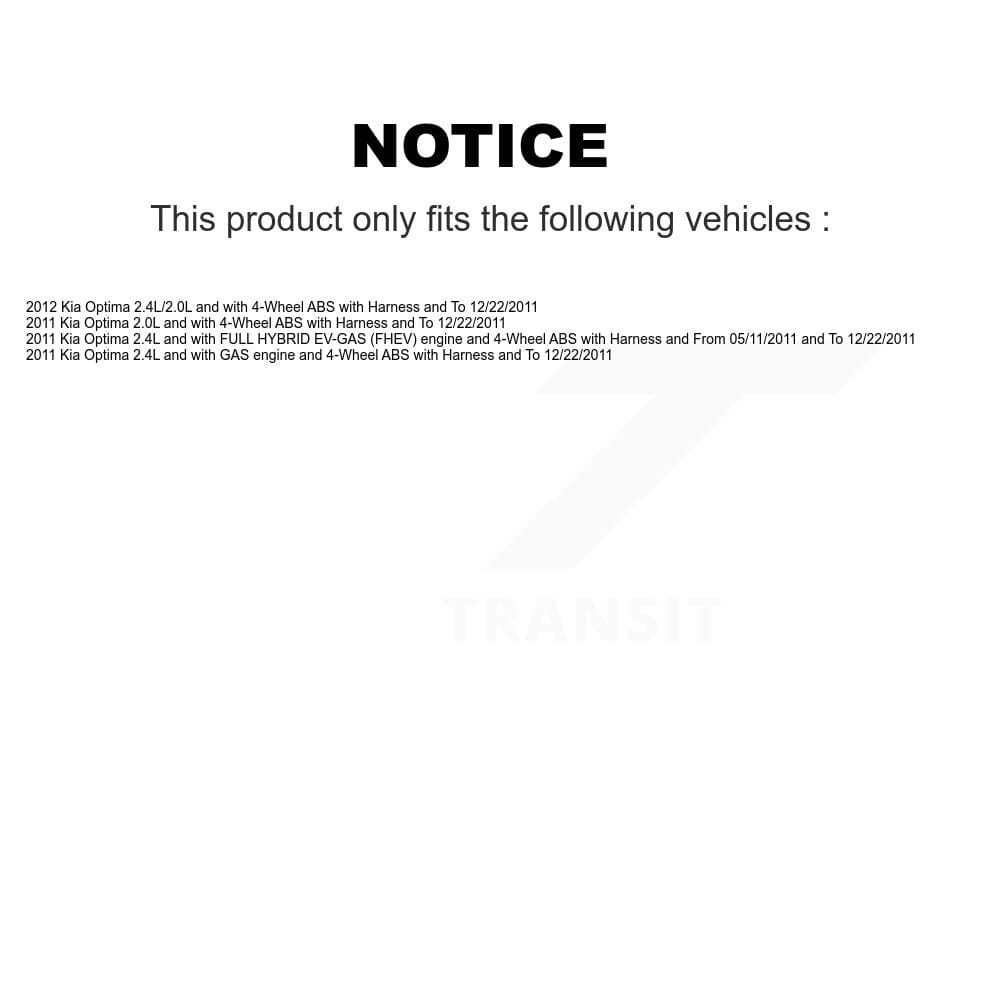 Mpulse - SEN-2ABS2425 - Front Right ABS Wheel Speed Sensor image 2