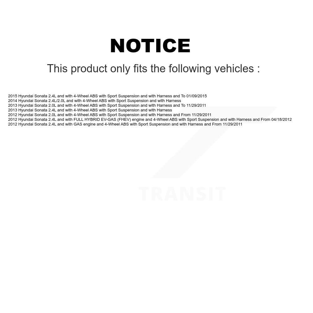 Mpulse - SEN-2ABS2812 - Front Left ABS Wheel Speed Sensor image 2