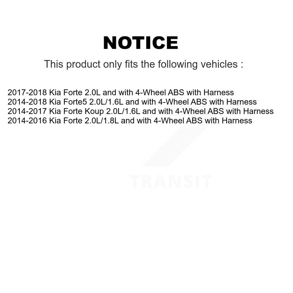 Mpulse - SEN-2ABS3020 - Front Left ABS Wheel Speed Sensor image 2