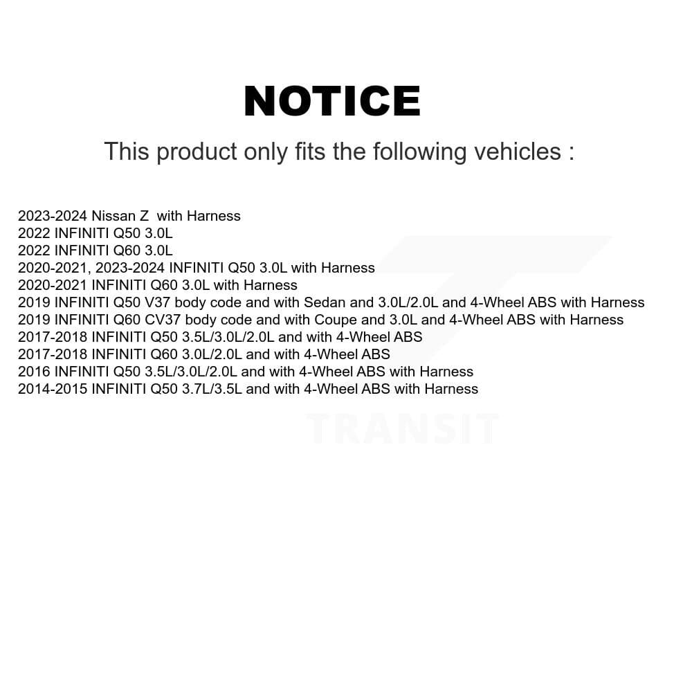Mpulse - SEN-2ABS3037 - Rear Left ABS Wheel Speed Sensor image 2