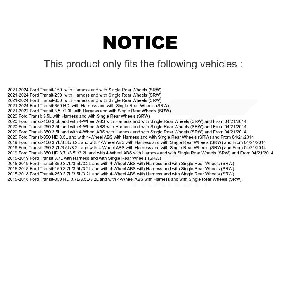 Mpulse - SEN-2ABS3135 - Rear ABS Wheel Speed Sensor image 2