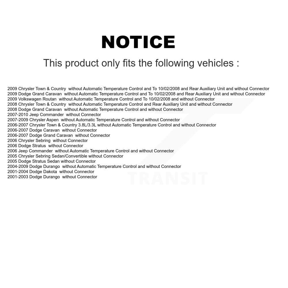 Mpulse - SEN-2BMR0278 - Rear HVAC Blower Motor Resistor image 2