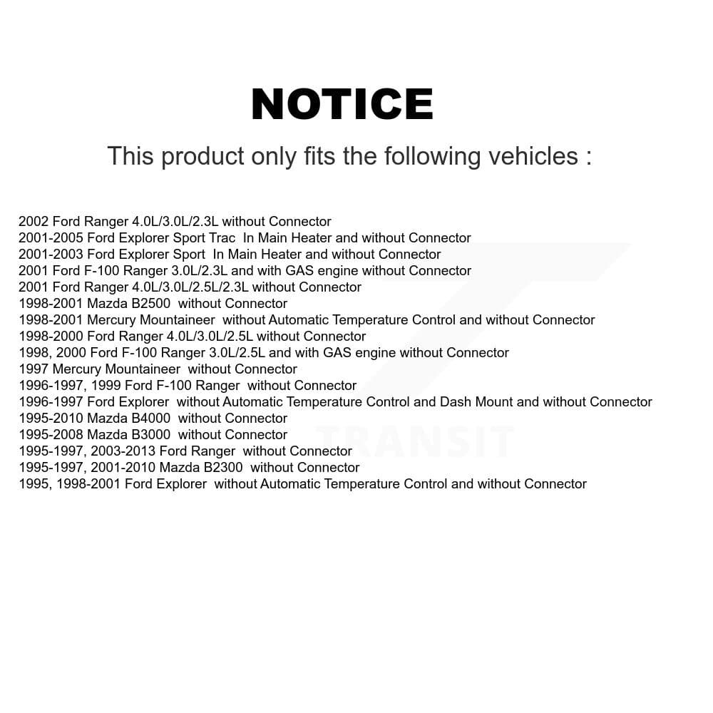 Mpulse - SEN-2BMR0294 - HVAC Blower Motor Resistor image 2