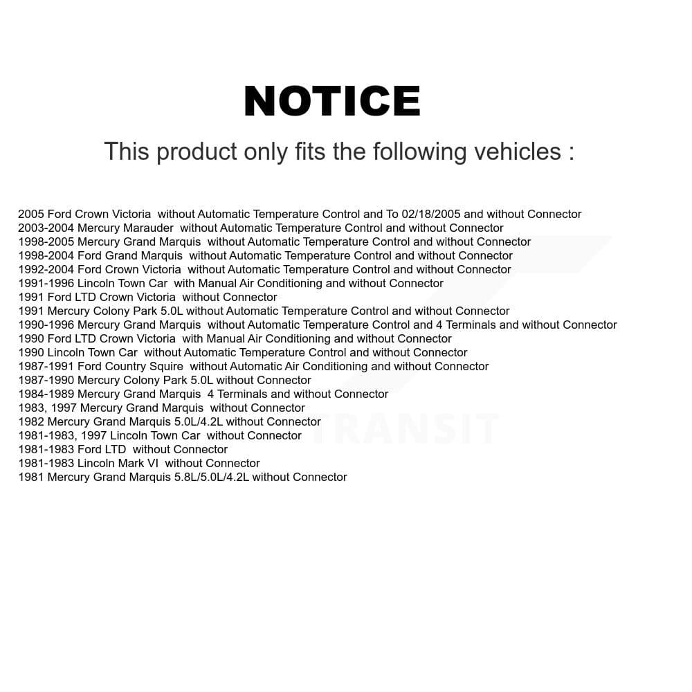 Mpulse - SEN-2BMR0614 - HVAC Blower Motor Resistor image 2