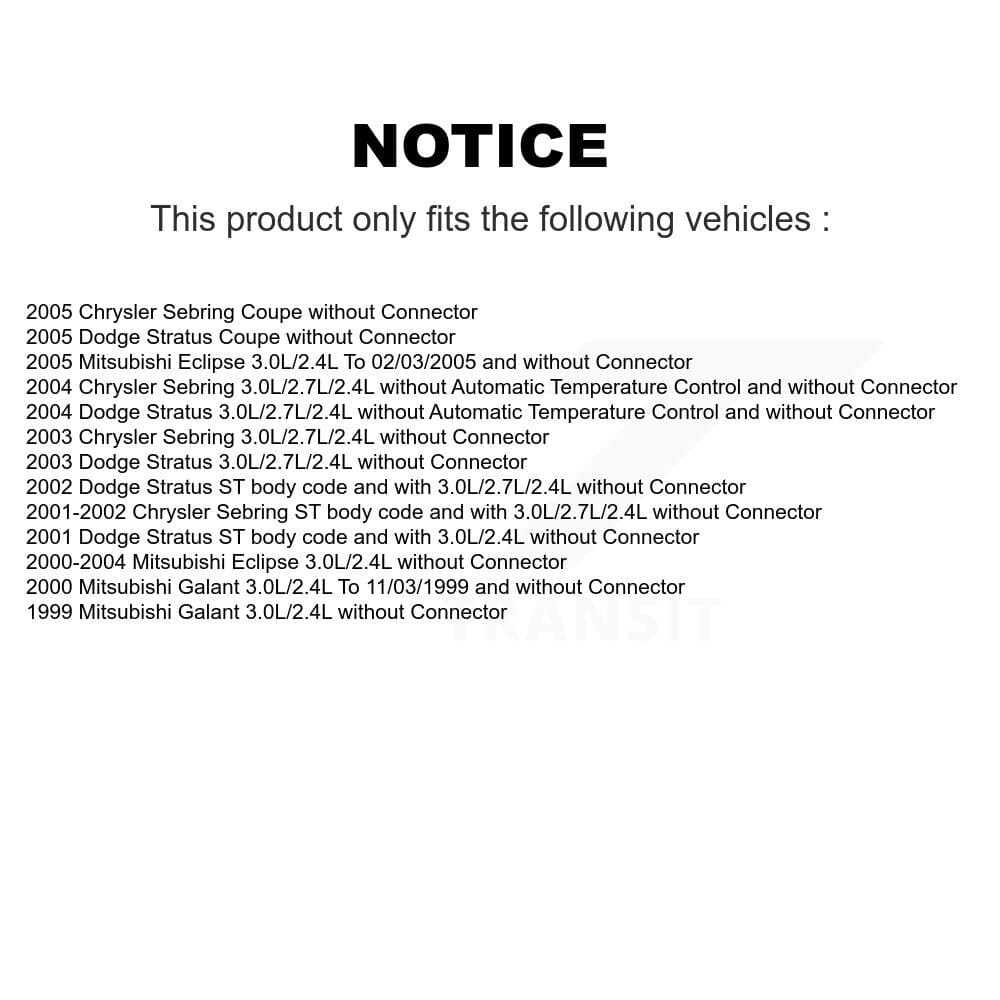 Mpulse - SEN-2BMR0688 - HVAC Blower Motor Resistor image 2