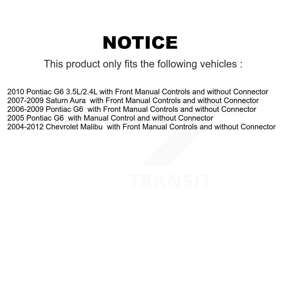 Mpulse - SEN-2BMR1005 - HVAC Blower Motor Resistor image 2