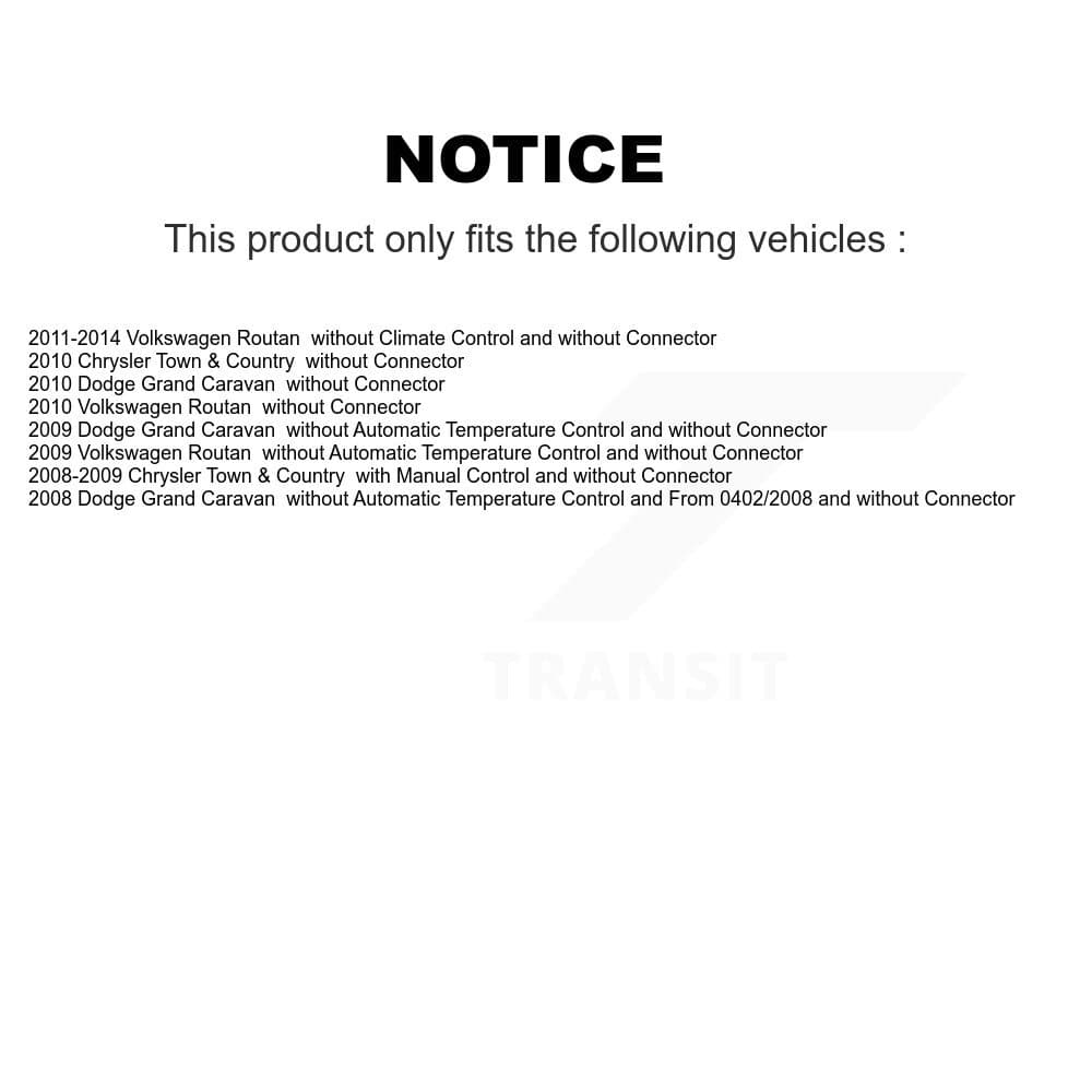Mpulse - SEN-2BMR1012 - Front HVAC Blower Motor Resistor image 2