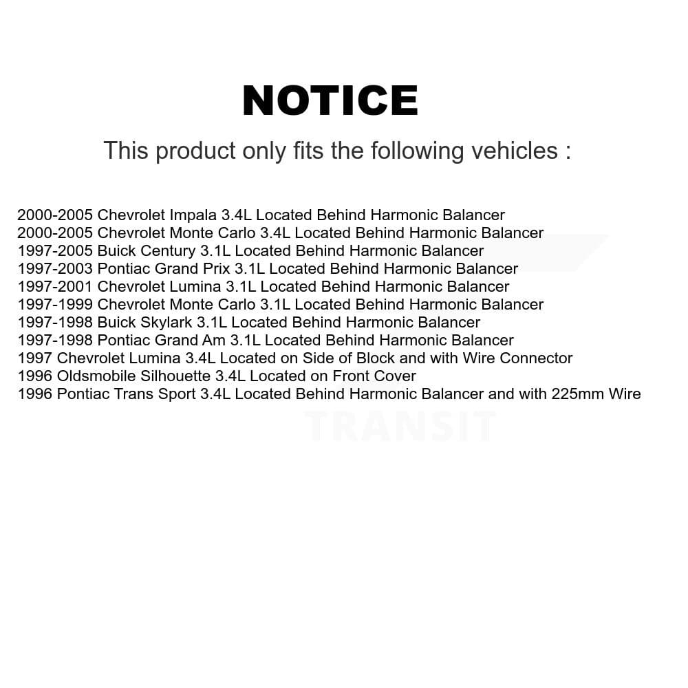 Mpulse - SEN-2CRK0155 - Engine Crankshaft Position Sensor image 2