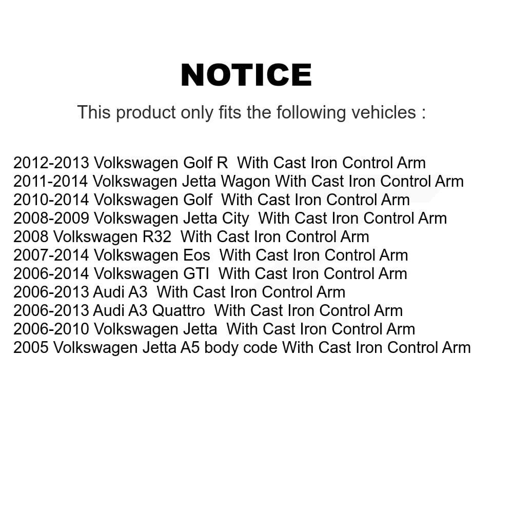 TOR - TOR-CK620140 - Front Left Lower Suspension Control Arm image 2
