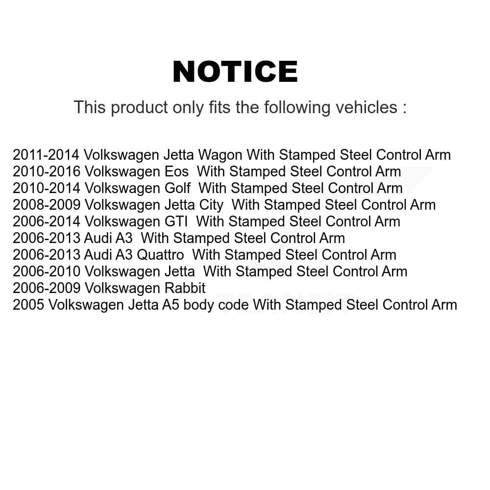 TOR - TOR-CK620143 - Front Right Lower Suspension Control Arm image 2