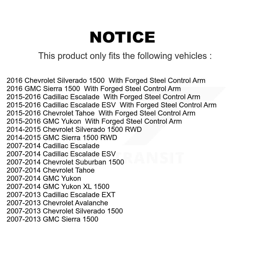 TOR - TOR-CK80670 - Front Right Upper Suspension Control Arm and Ball Joint Assembly image 2