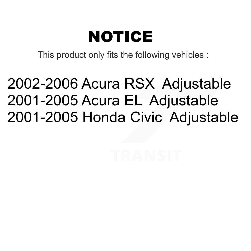 TOR - TOR-CK90351 - Rear Upper Suspension Control Arm image 2