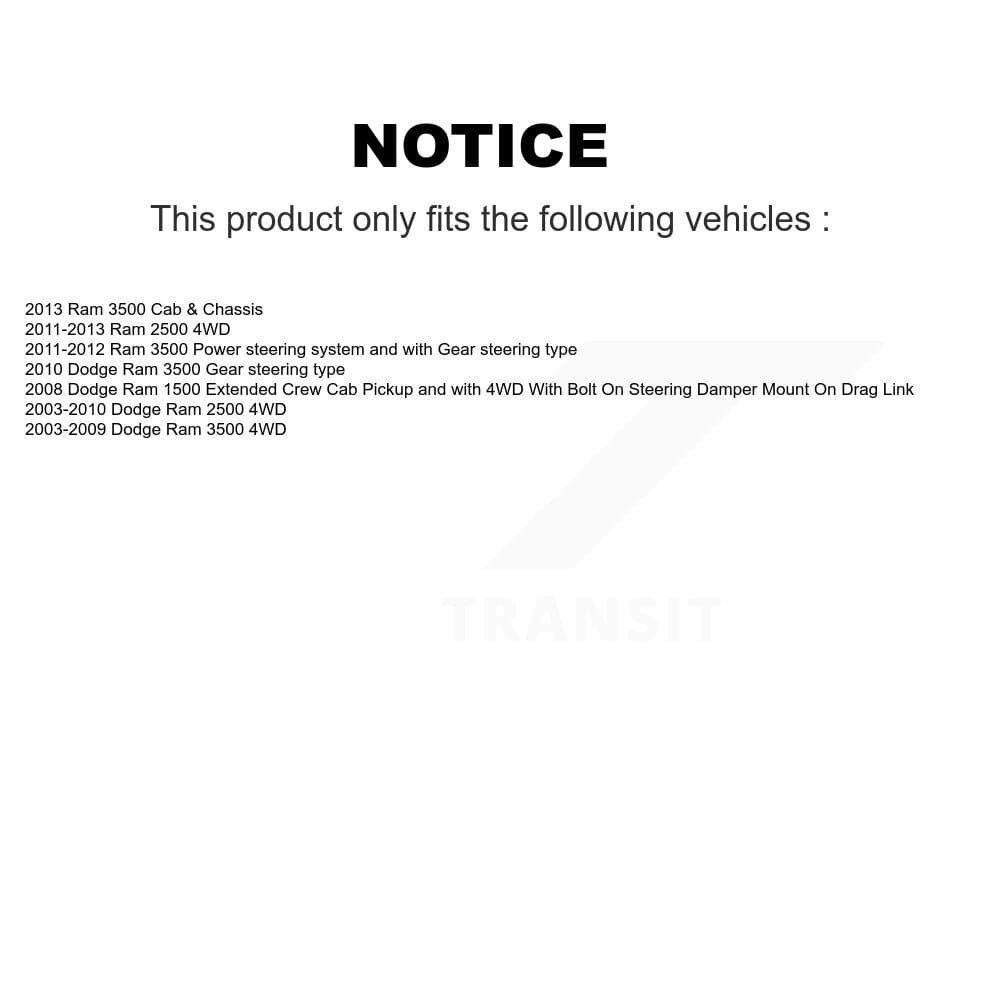 TOR - TOR-ES800375 - Front Left Inner (To Pitman Arm) Steering Tie Rod End image 2