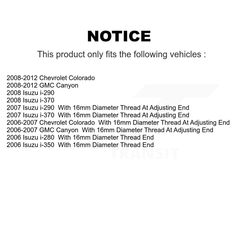 TOR - TOR-ES800464 - Front Outer Steering Tie Rod End image 2