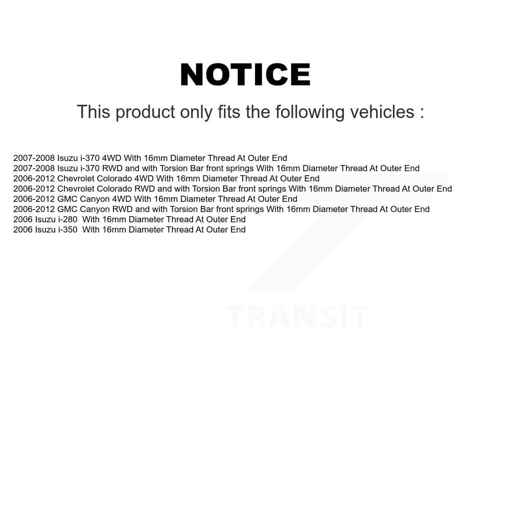 TOR - TOR-EV800300 - Front Inner Steering Tie Rod End image 2