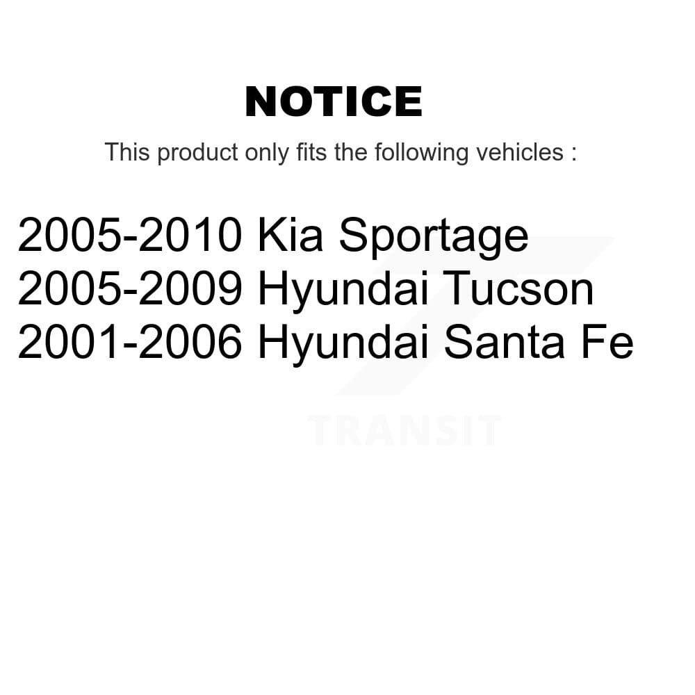 TOR - TOR-K200731 - Front To Frame Suspension Stabilizer Bar Bushing Kit image 2