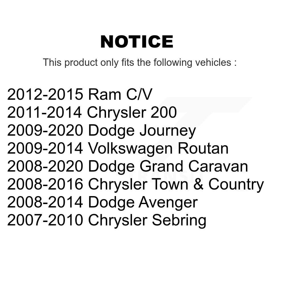 TOR - TOR-K201184 - Front Lower Forward Suspension Control Arm Bushing image 2
