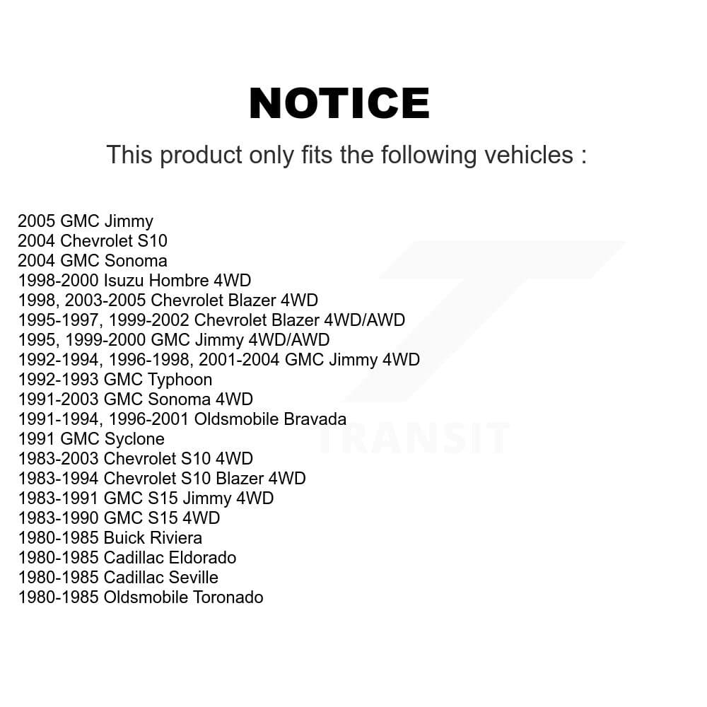 TOR - TOR-K6251T - Front Steering Idler Arm image 2