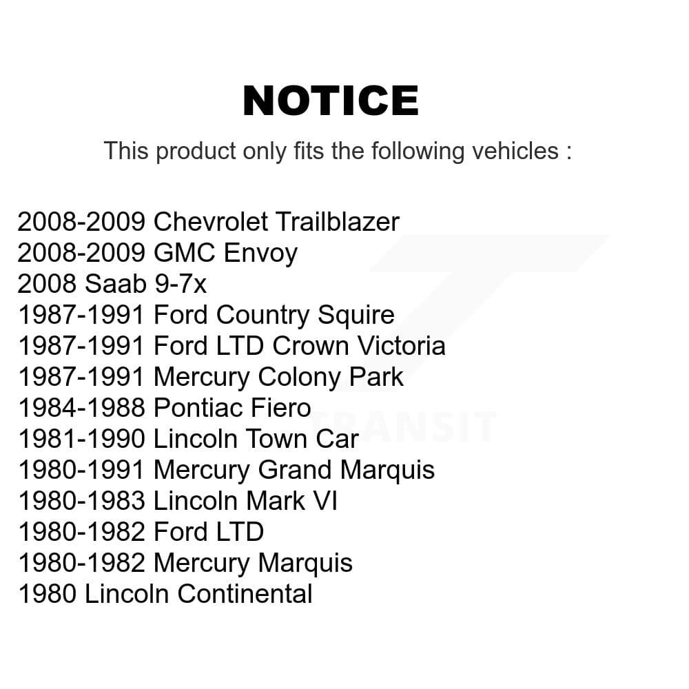 TOR - TOR-K6629 - Front Suspension Stabilizer Bar Link Kit image 2