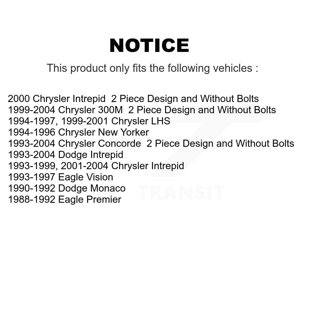 TOR - TOR-K7349 - Front Inner Steering Tie Rod End Bushing Kit image 2