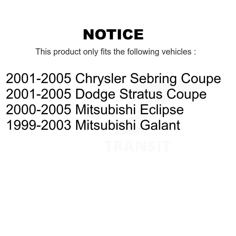 TOR - TOR-K7431 - Front Right Suspension Stabilizer Bar Link Kit image 2