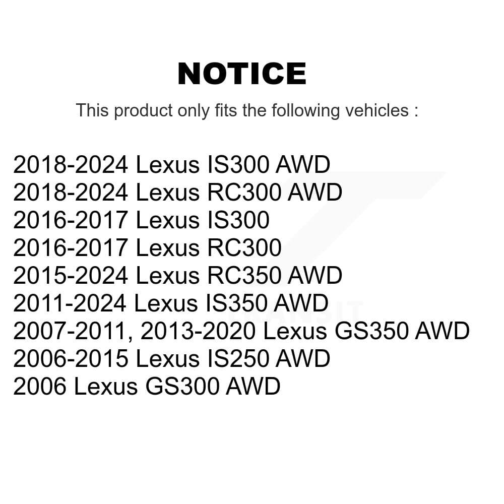 TOR - TOR-K750056 - Front Right Suspension Stabilizer Bar Link Kit image 2