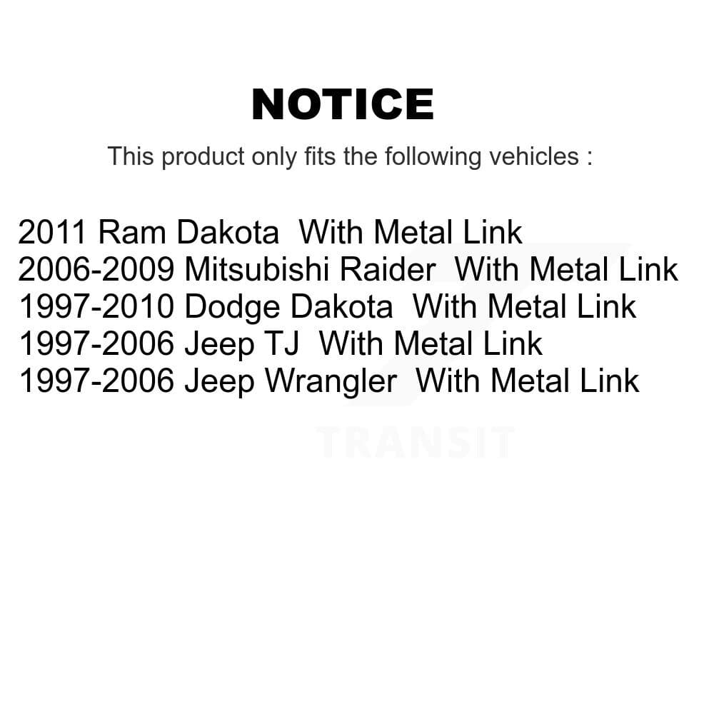 TOR - TOR-K750379 - Rear Suspension Stabilizer Bar Link Kit image 2