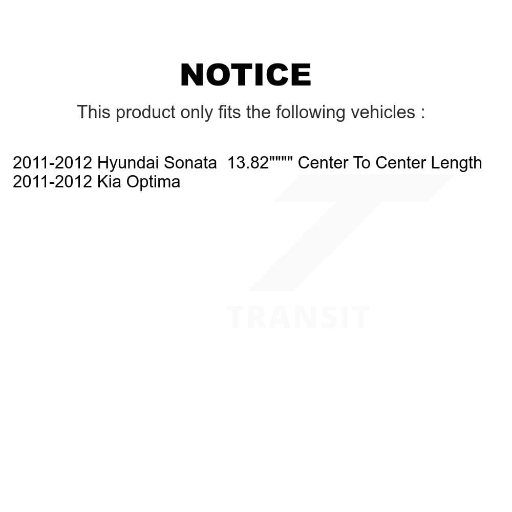 TOR - TOR-K750611 - Front Left Suspension Stabilizer Bar Link Kit image 2
