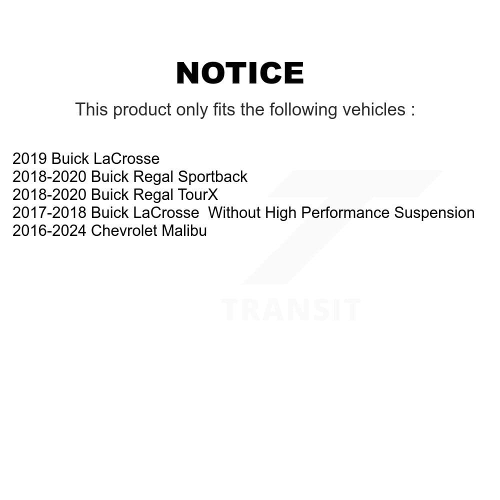 TOR - TOR-K750904 - Front Left Suspension Stabilizer Bar Link Kit image 2