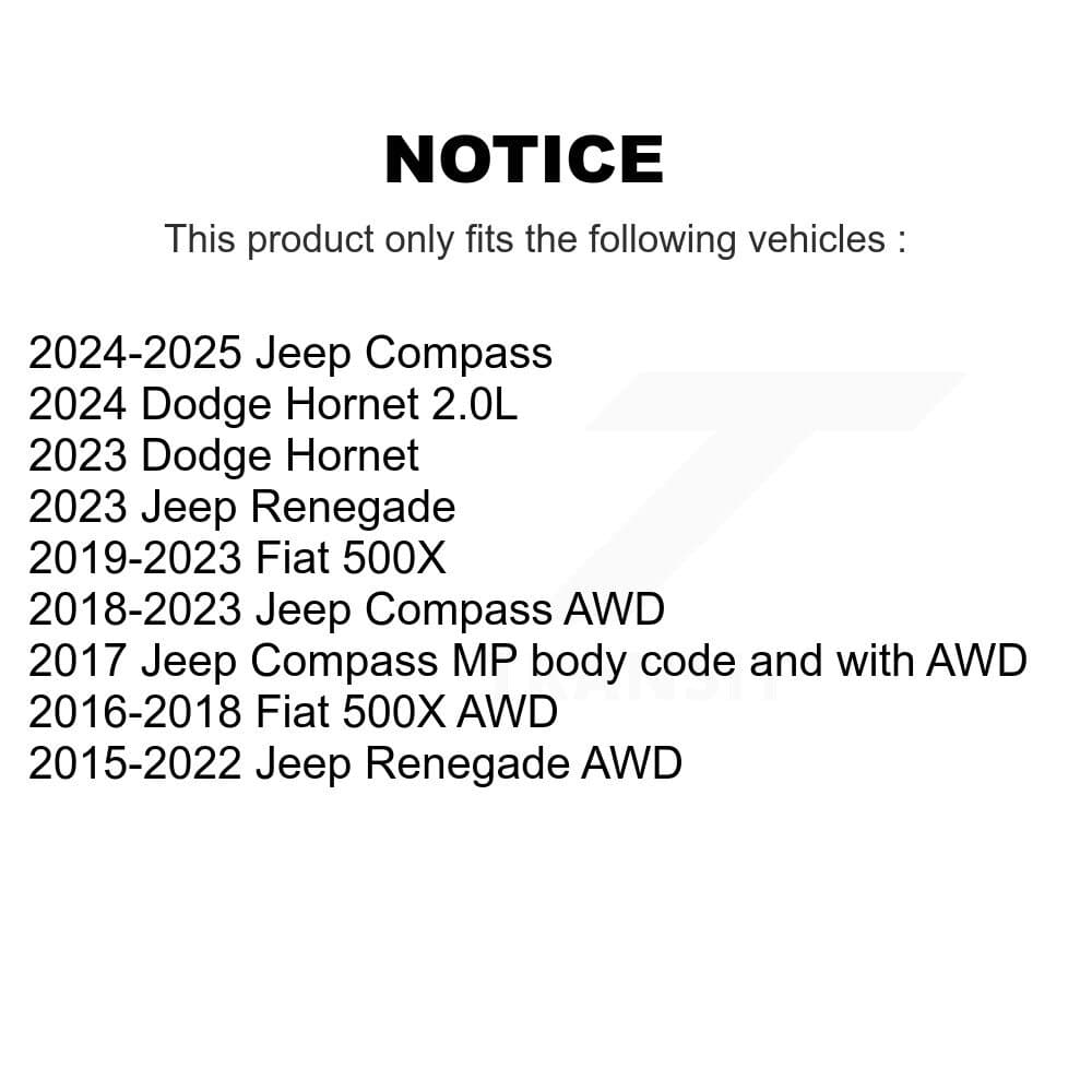 TOR - TOR-K750909 - Rear Suspension Stabilizer Bar Link Kit image 2