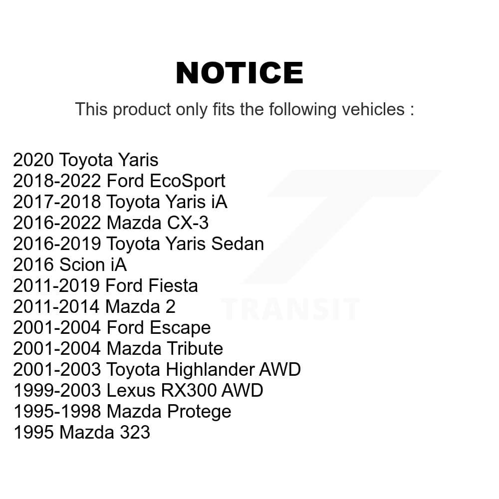 TOR - TOR-K80104 - Front Suspension Stabilizer Bar Link Kit image 2