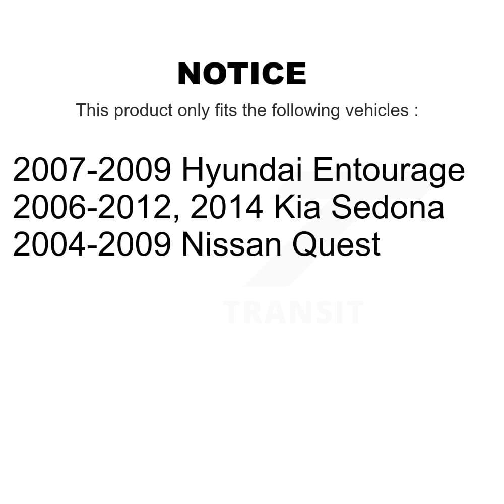 TOR - TOR-K80257 - Rear Suspension Stabilizer Bar Link Kit image 2