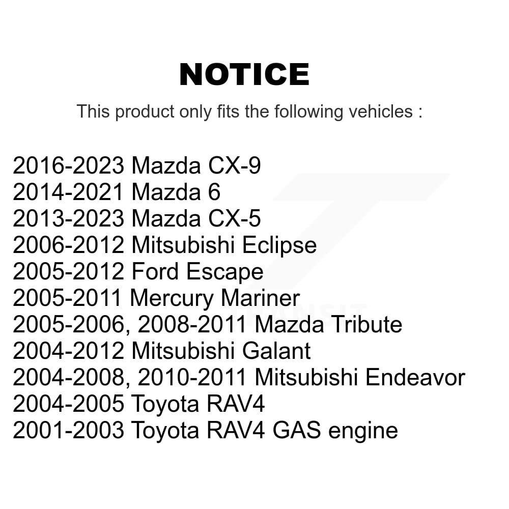TOR - TOR-K80296 - Front Suspension Stabilizer Bar Link Kit image 2