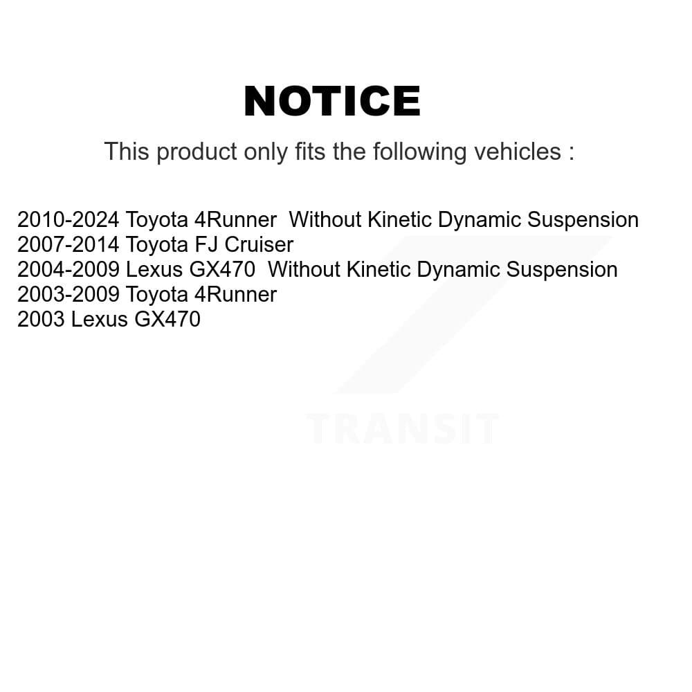 TOR - TOR-K80469 - Rear Suspension Stabilizer Bar Link Kit image 2