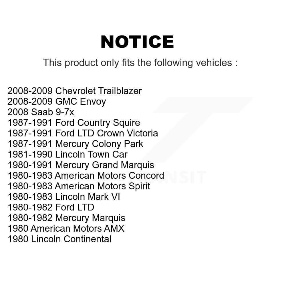 TOR - TOR-K8266 - Front Suspension Stabilizer Bar Link Kit image 2
