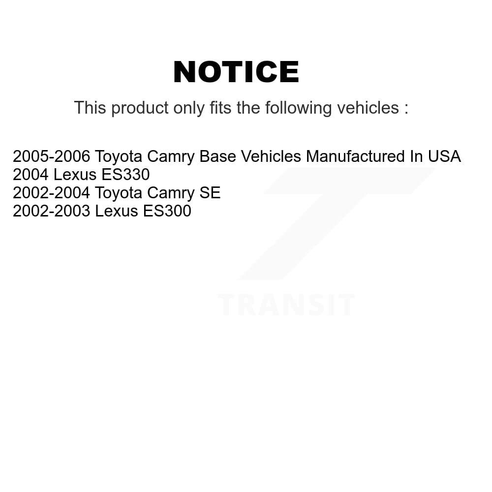 TOR - TOR-K90523 - Rear To Frame Suspension Stabilizer Bar Bushing Kit image 2