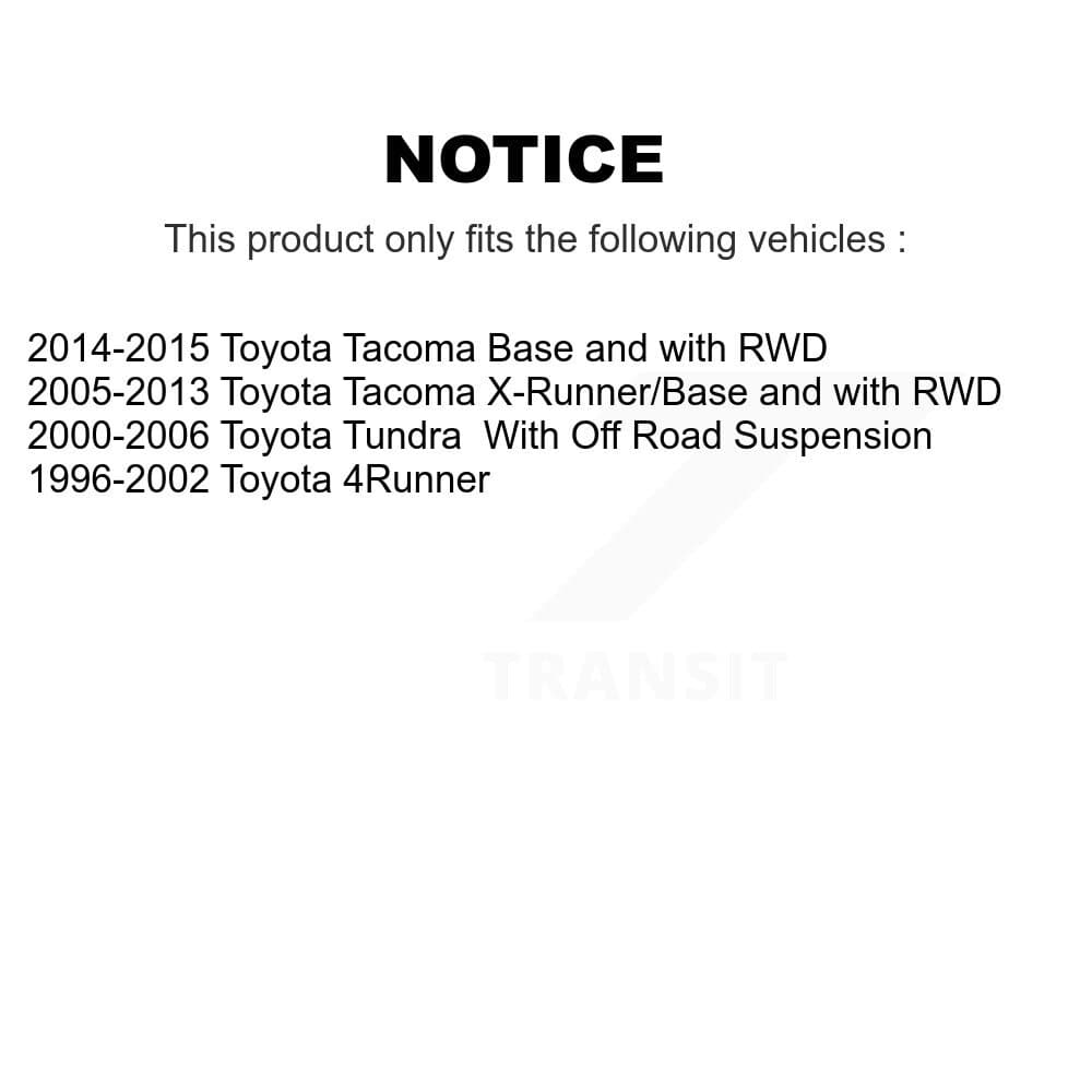 TOR - TOR-K90681 - Front Suspension Stabilizer Bar Link Kit image 2