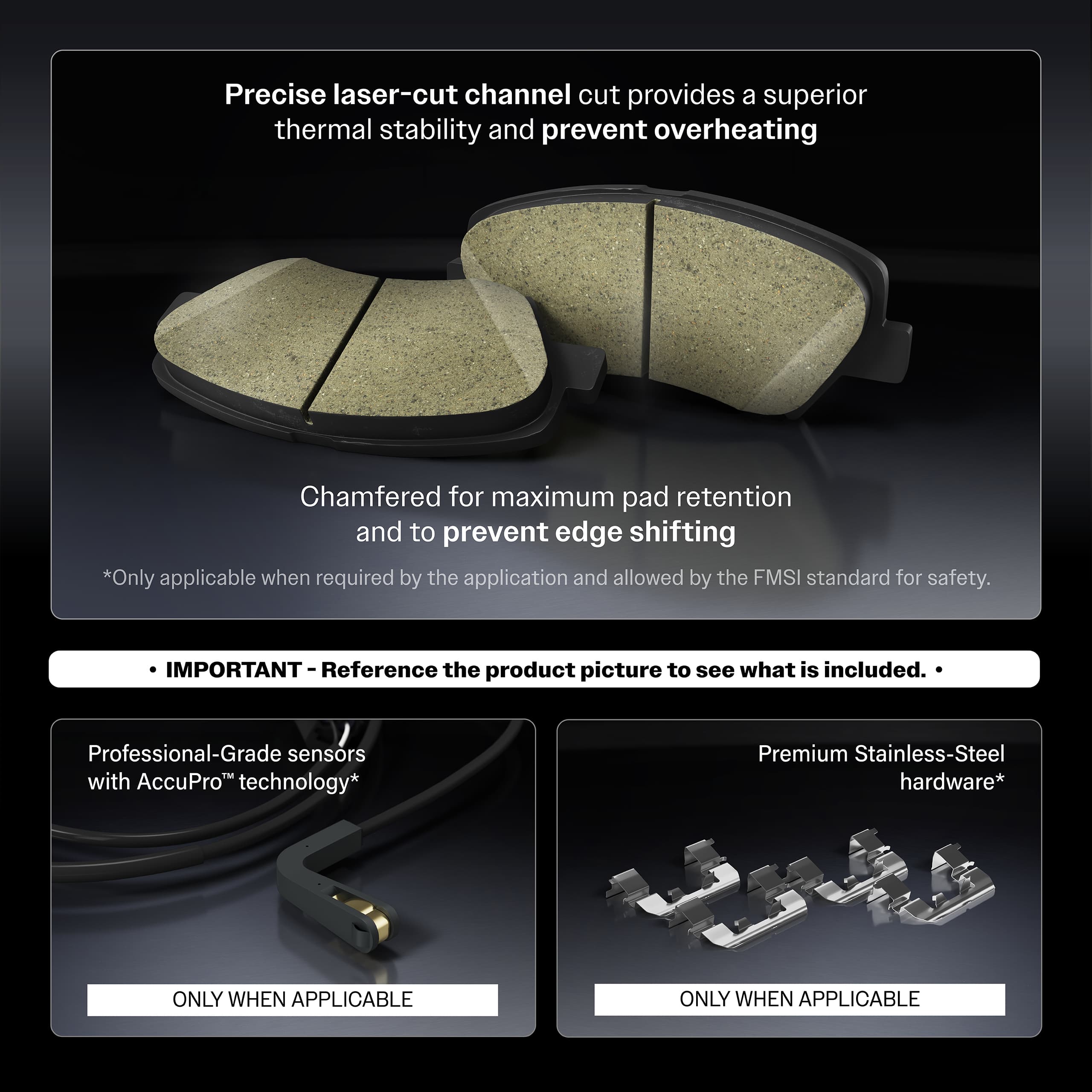 CMX - CMX-D1007 - Front Disc Brake Pad image 3