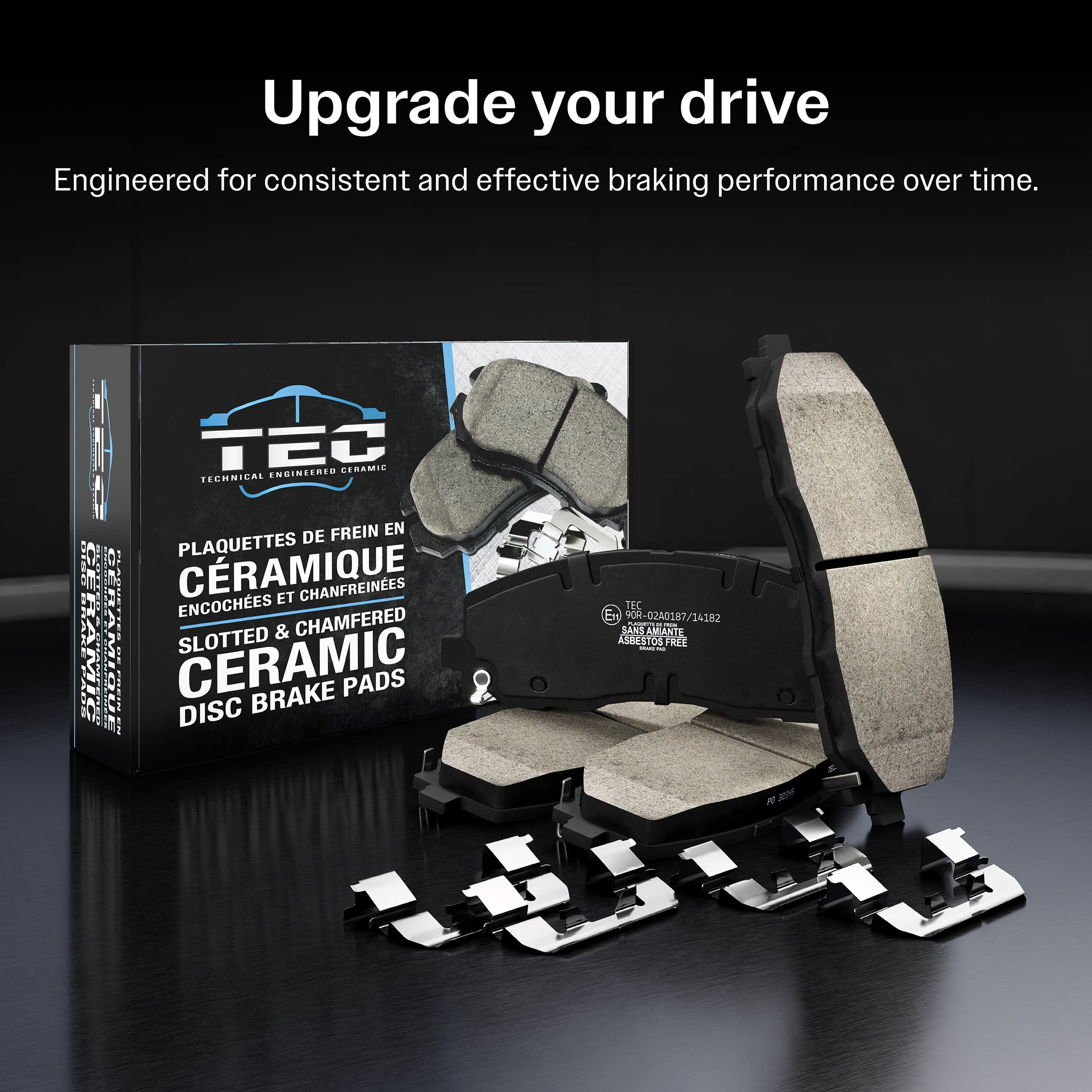 TEC - TEC-642 - Front Disc Brake Pad image 2