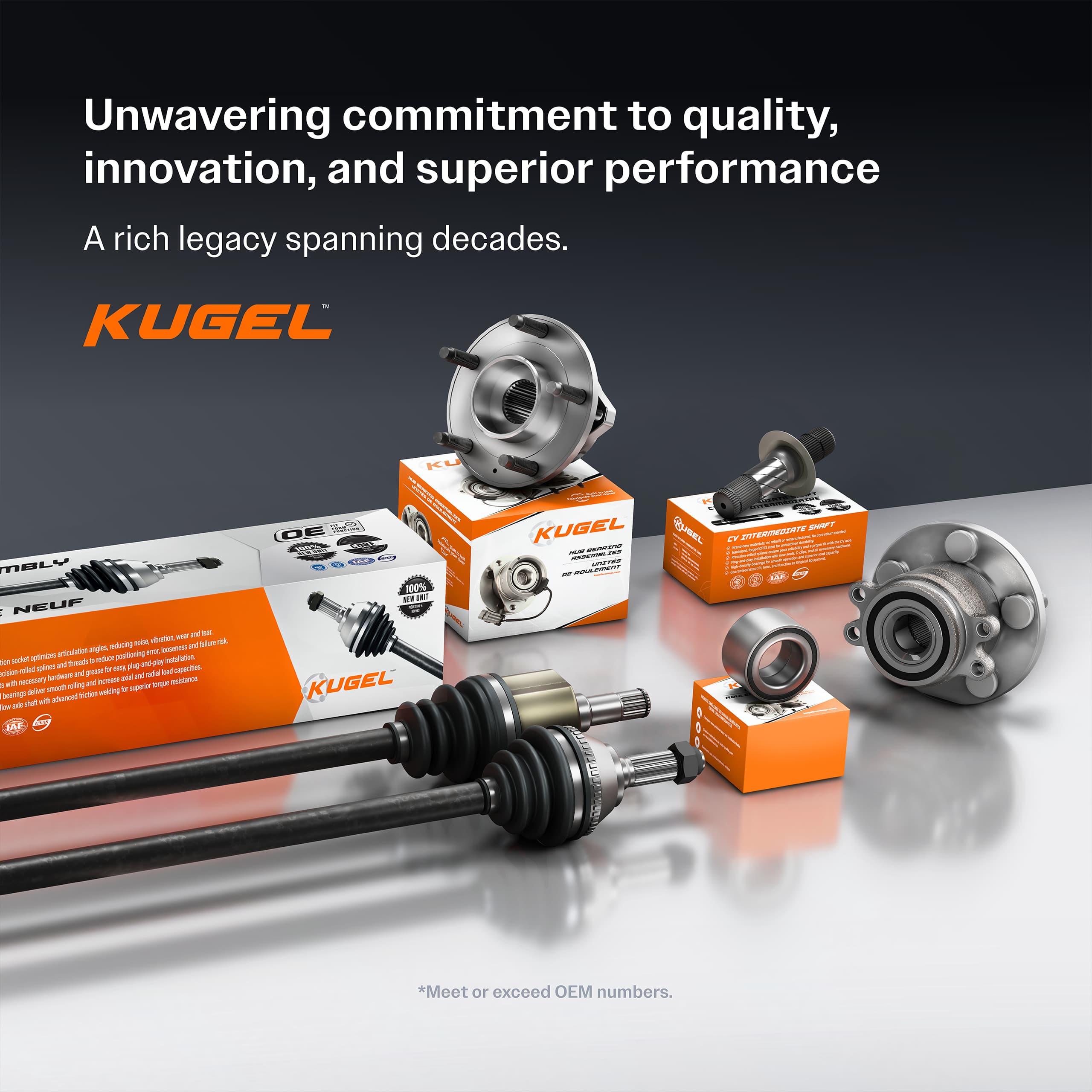 Kugel - NCV-CH12000 - Front Left CV Intermediate Shaft image 2