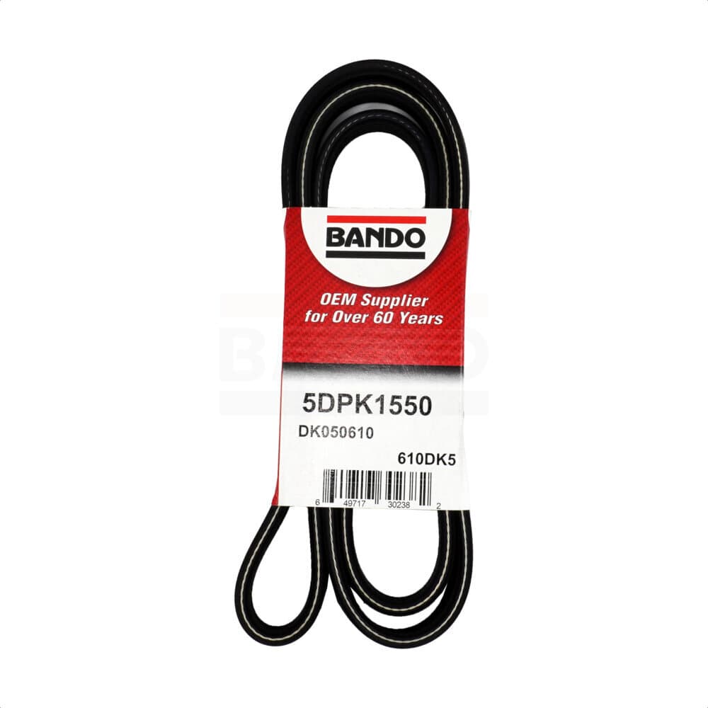 Bando - BAN-5DPK1550 - Water Pump, Air Conditioning and Power Steering Accessory Drive Belt image 1