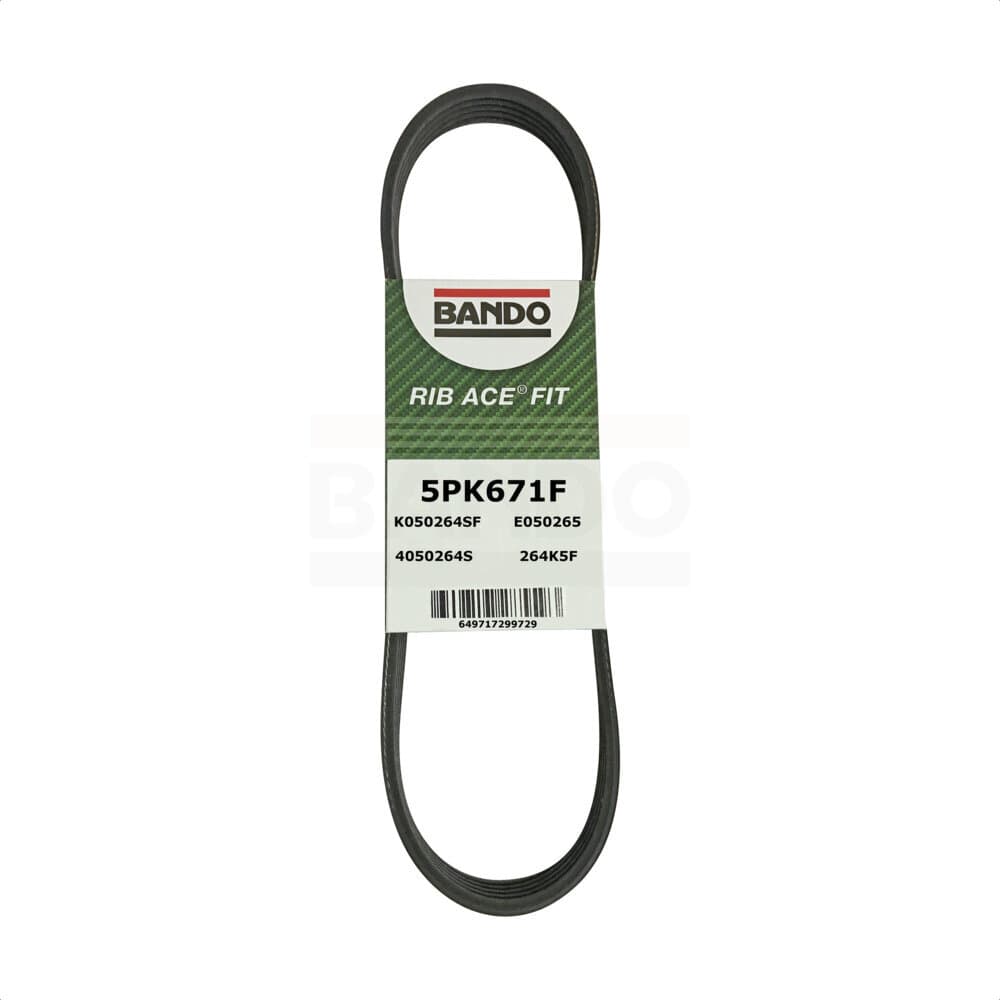 Bando - BAN-5PK671F - Air Conditioning Accessory Drive Belt image 1
