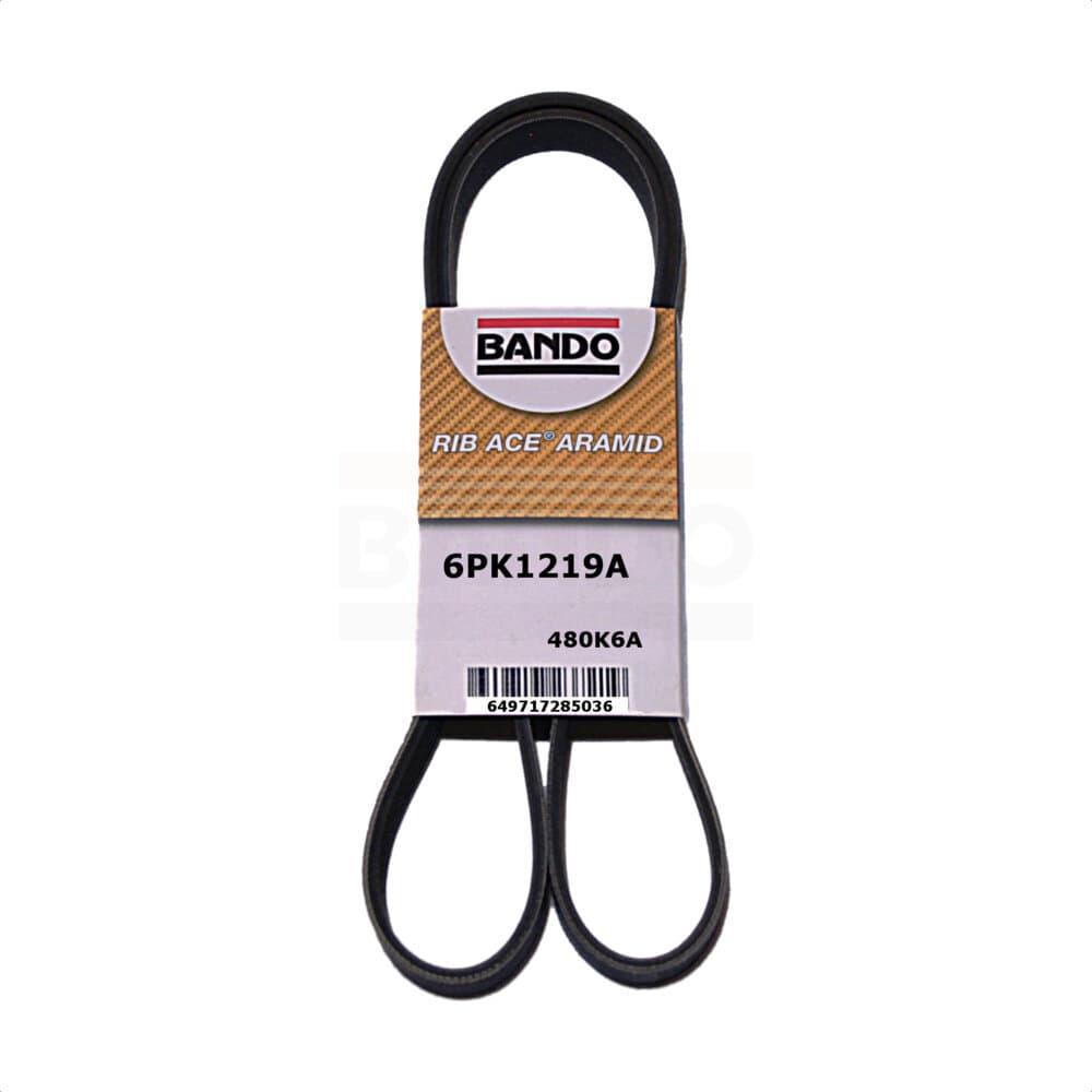 Bando - BAN-6PK1219A - Water Pump, Alternator, Air Conditioning and Power Accessory Drive Belt image 1