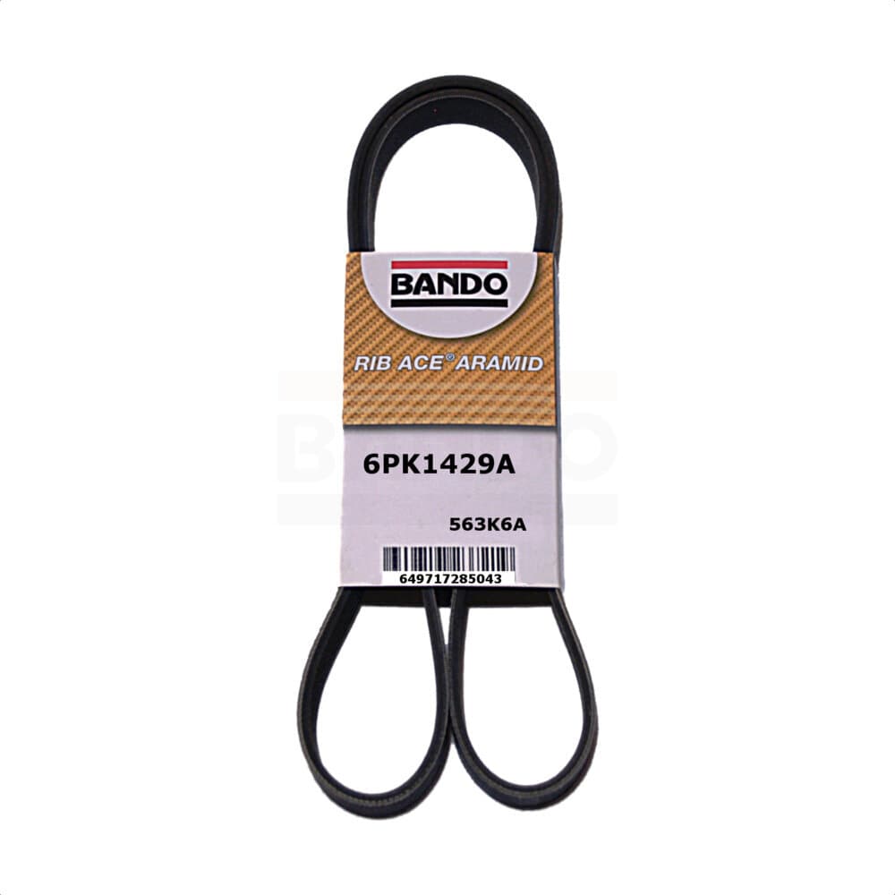 Bando - BAN-6PK1429A - Water Pump, Alternator, Air Conditioning and Power Accessory Drive Belt image 1