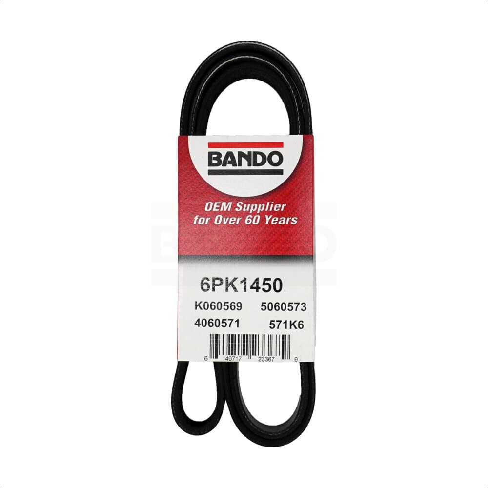 Bando - BAN-6PK1450 - Water Pump, Alternator and Power Steering Accessory Drive Belt image 1