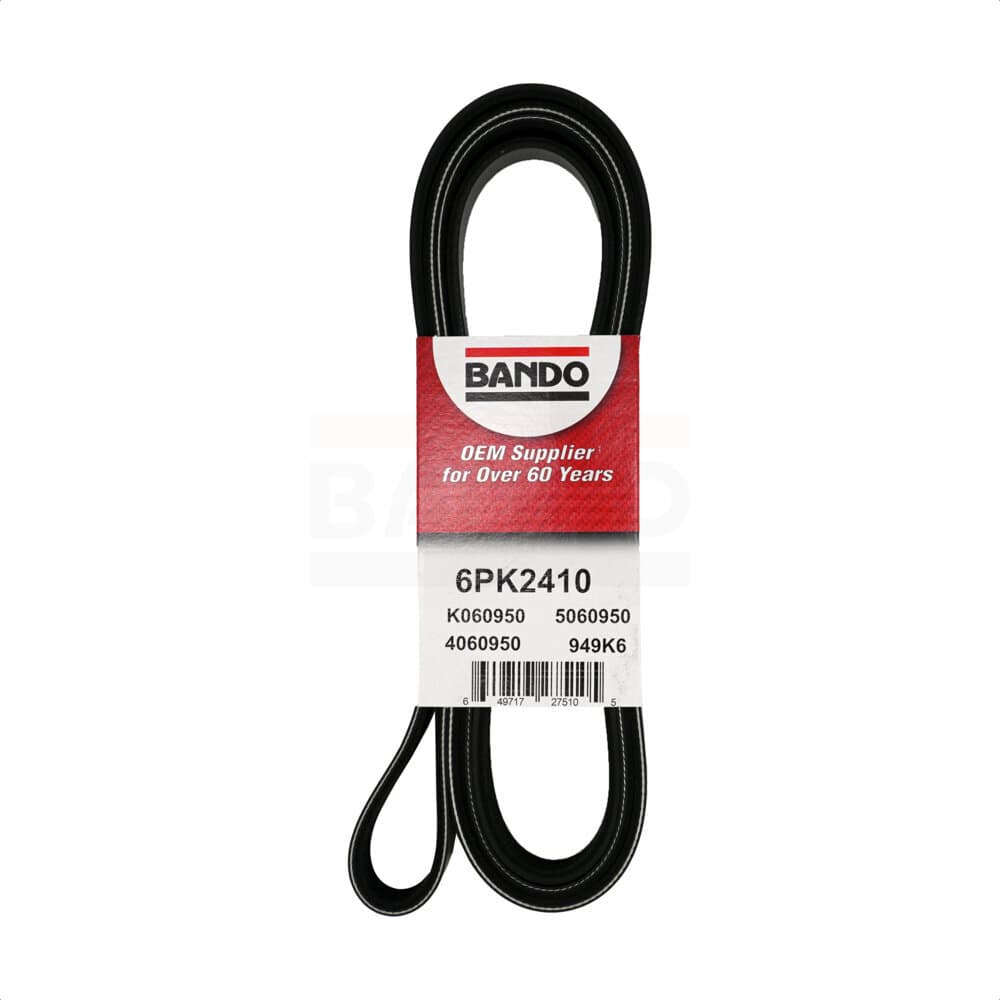 Bando - BAN-6PK2410 - Water Pump, Alternator, Air Conditioning and Power Accessory Drive Belt image 1