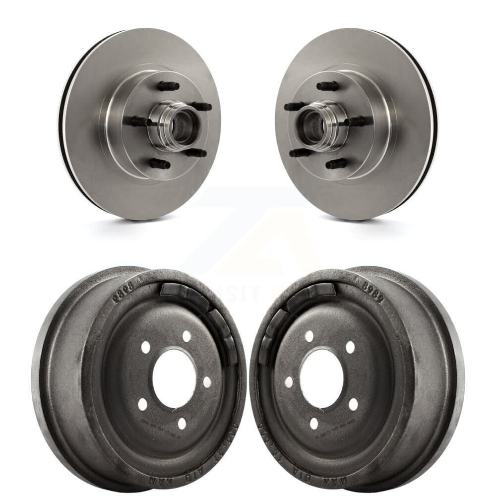 CMX - K8-102189 - Front and Rear Disc Brake Rotor and Hub Assembly Kits image 1